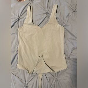 Abercrombie Soft A&F Seamless Sweetheart Neck Bodysuit